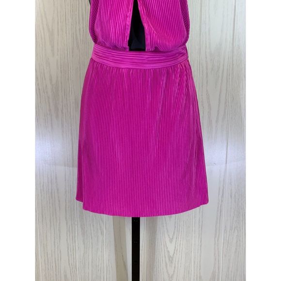 Sincerely Jules High Neck Pleated Dress, Size Small - Picture 5 of 9